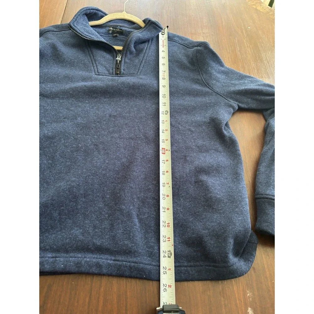 Banana Republic Men's Half-Zip Pullover Sweater - Size XL Blue